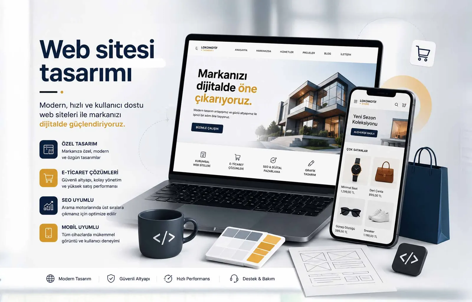 İstanbul Web Sitesi Tasarımı ve E-Ticaret Web Sitesi Tasarımı